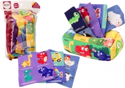 Scatola con fazzoletti morbidi 6 tessuti 3 fazzoletti colorati con nastro