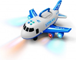 Aereo della polizia con vano di carico apribile