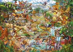 Puzzle 2000 pezzi Safari esotico