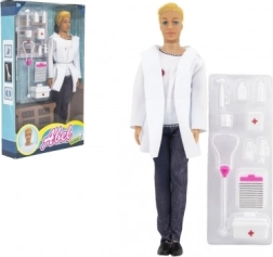 Bambolotto dottore con accessori 30 cm