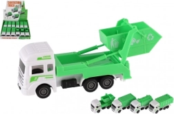 Servizi municipali macchinina in plastica 12cm con funzione di riavvolgimento