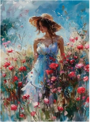 Puzzle Papaveri 1000 pezzi