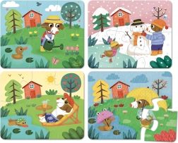 VILAC puzzle in legno Quattro Stagioni in cofanetto