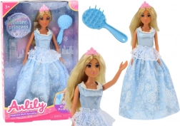 Bambola Anlily regina del ghiaccio con abito azzurro