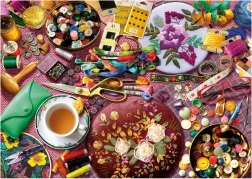 Puzzle Tavolo da Cucito 2000 pezzi Educa