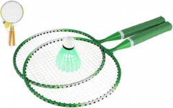 Set da badminton per bambini – 2 racchette e 1 volano, metallo/plastica, in sacca a rete