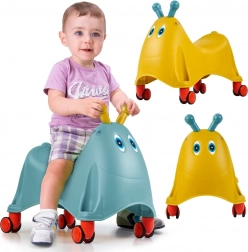 FEBER cavalcabile e girello con ruote girevoli a 360° per bambini da 1 anno in su