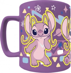 Tazza Stitch con coprimug in peluche rimovibile Angel