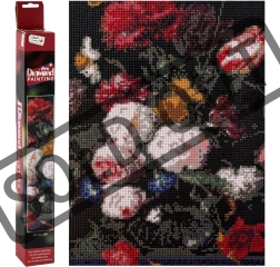 Pittura diamantata fiori 40 × 50 cm