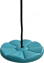 Disco altalena in plastica turchese