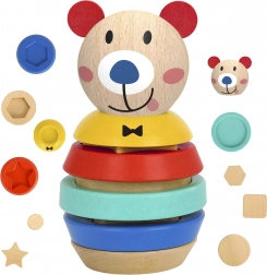 Torre impilabile in legno orsetto 11 pezzi TOOKY TOY