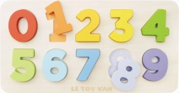 le toy van puzzle a incastro con numeri in legno fsc
