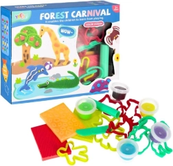 Plastilina con formine safari – set creativo per bambini dai 3 anni