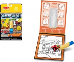 Colorazione Magica con Acqua Mezzi di Trasporto da Colorare