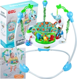 Saltarello con animaletti blu