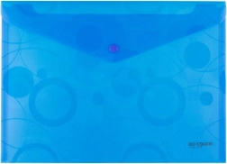 Busta Psaníčko con bottone A5 Neo Colori blu