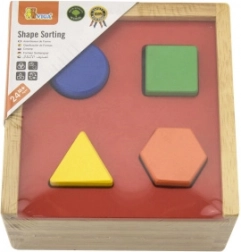 Inserto in legno con forme per bambini