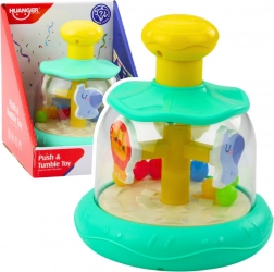 Giocattolo Carousel Animali e Palline Verde