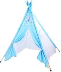 Tenda teepee per bambini con unicorno