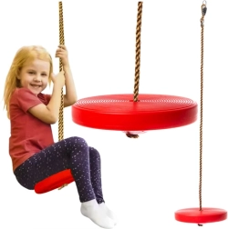 Altalena da giardino circolare in plastica