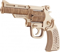 Woodcraft puzzle 3D in legno – revolver
