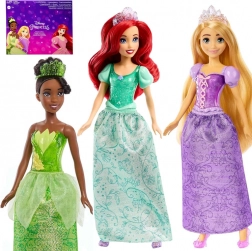 Mattel Disney Principesse set 3 bambole: Ariel, Tiana, Rapunzel