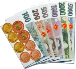 Monete da gioco corone ceche