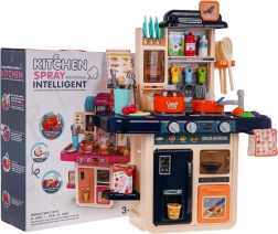 Cucina giocattolo con luci, suoni, acqua corrente e vapore, 42 pezzi