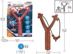 Fionda con cinque palline