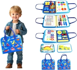 2Kids Toys libro sensoriale busy Dinosauri