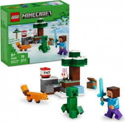 LEGO Minecraft Steve e avventure nella taiga