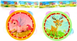 Tamburello con animaletti 13,5 cm