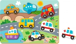 Puzzle ad incastro Trasporti