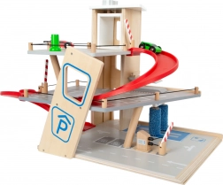 Parcheggio in legno premium Small foot con ascensore e autolavaggio