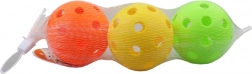 Palline colorate per bambini 7 cm, 3 pezzi in rete