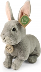 Coniglietto di peluche grigio 23 cm RAPPA ECO