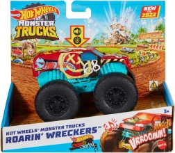 Hot Wheels Monster Trucks Roarin' Wreckers 1:43 con luci e suoni