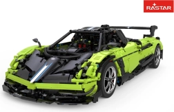 Set di costruzione auto sportiva PAGANI Huayra BC 1:8 verde Rastar