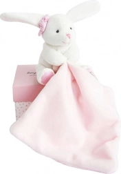 Doudou Coniglietto con Copertina Rosa Set Regalo