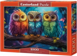 Puzzle 1000 pezzi Tre piccoli gufi