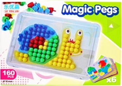 mosaico con pioli 240 pz, 15 mm