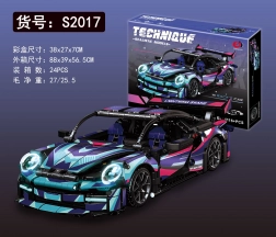 Set di costruzione auto sportiva 1116 pezzi