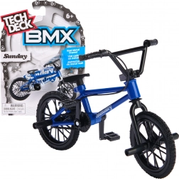 Tech Deck finger bike BMX Sunday blu con adesivi