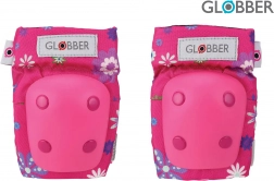 Globber set di protezioni per bambini fiori rosa