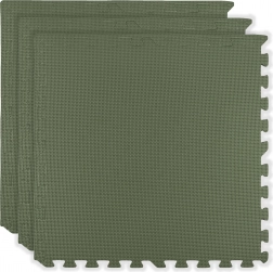 Tappetino in schiuma HUMBI 180 × 60 cm – grandi puzzle impermeabili, sicuri, 3 pz, khaki