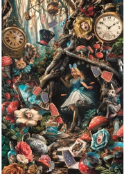 Clementoni Puzzle Un altro giorno nel Paese delle Meraviglie 1000 pezzi