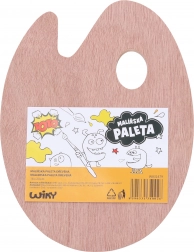 Tavolozza di legno per pittori 18x24 cm