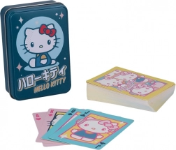 Carte da gioco jolly Hello Kitty in scatolina di latta