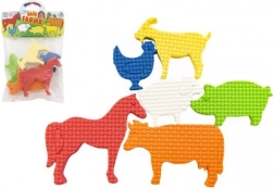 Adesivi da bagno in gommapiuma La nostra fattoria – 6 pz