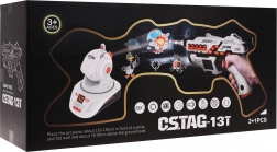 set laser per bambini con proiettore – 2 blaster e gioco interattivo